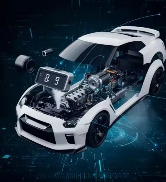 Alloy Hypercar Wecker mit LED & USB