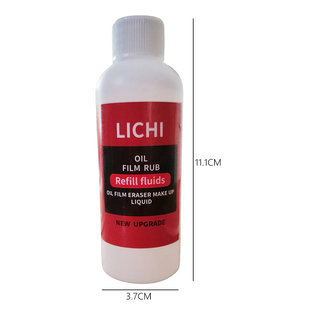 120 ml Auto-Ölfilmreiniger für Windschutzscheibe – Hydrophober Glasreiniger mit Reinigungsbürste