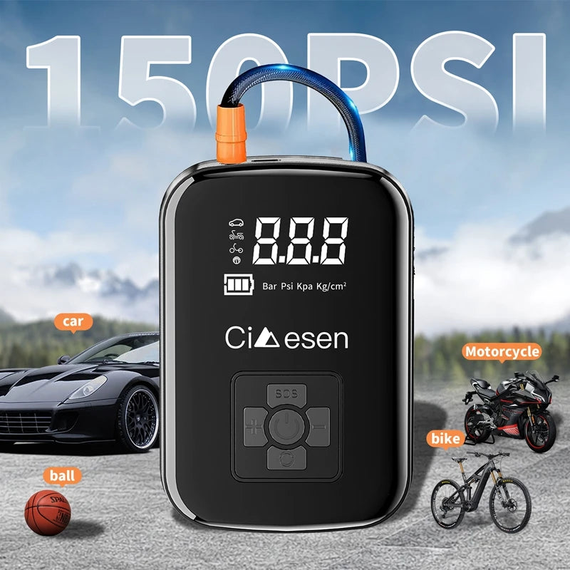 Auto udn Fahrrad Reifenpumpe Elektrisch 150PSI