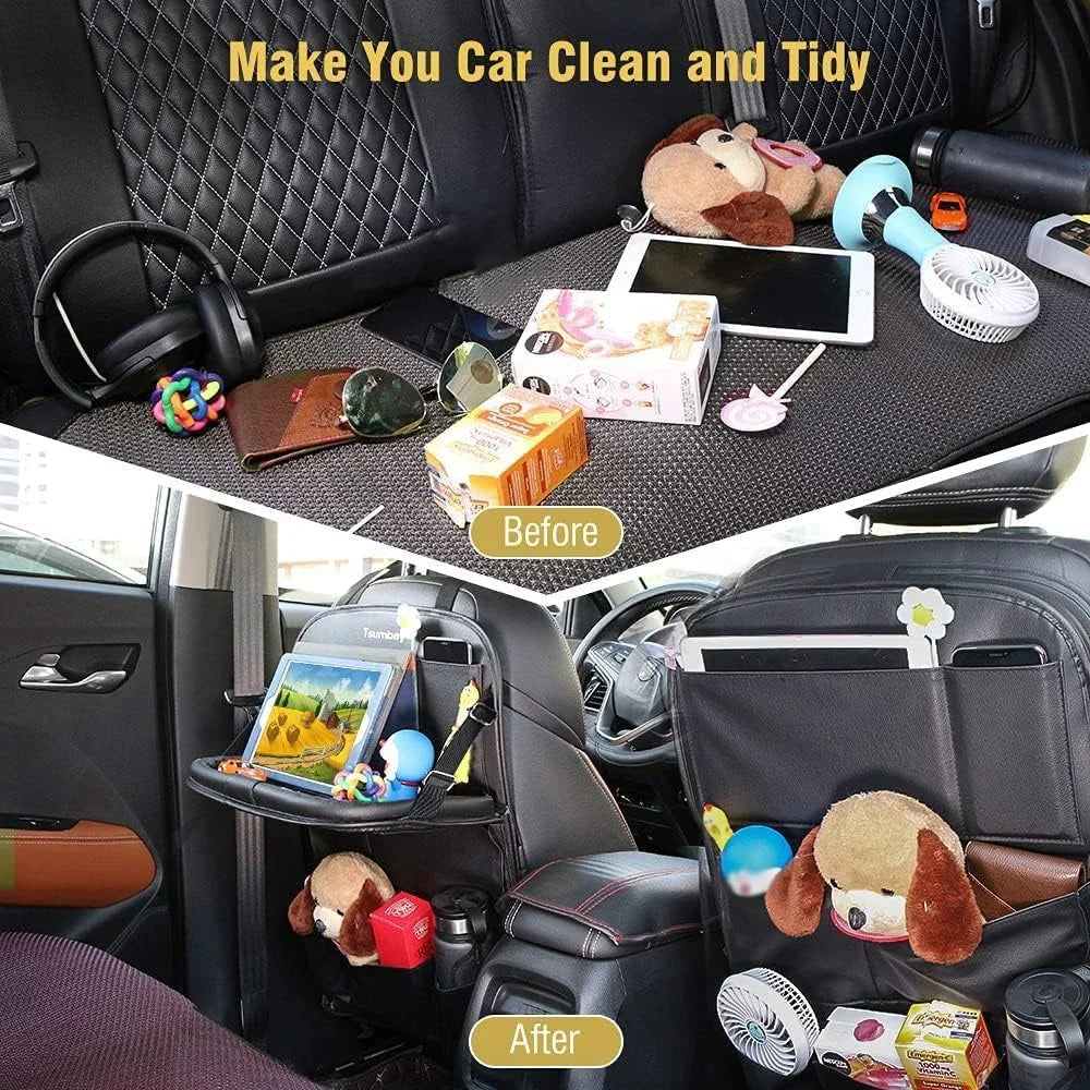Auto-Rückenlehnen-Organizer mit Tisch